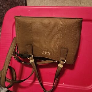 GUESS Brown Crossbody Bag with Structured Design